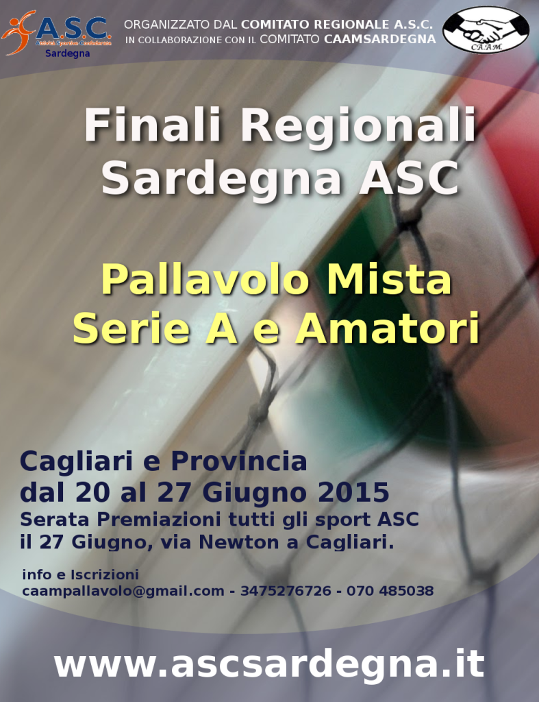 Finali Coppa Sardegna 20-27 giugno 2015