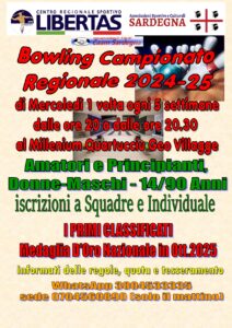 BOWLING Libertas 2025-25 Campionato Regionale @ Quartucciu